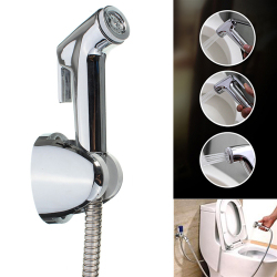 Multifunction Handheld Toilet Spray Bidet Bathroom Sprayer Wall Mounted Shower Head Set