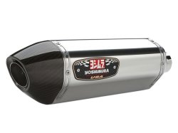 Yoshimura-r-77 Full System With Stainless Steel Slip-on + Carbon Ends-yamaha Mt-09 & Tracer 13-16