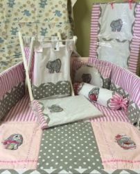 Cotton - Bunny Mi Cot Bedding Set - 13 Piece
