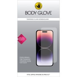 Body Glove Iphone 15 Pro Tempered Glass Screen Protector - Clear