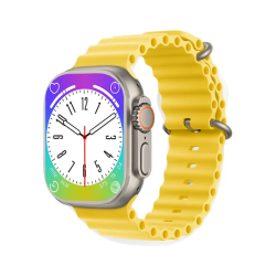 Yellow - Fitness Tracker Smart Watch 8 Ultra