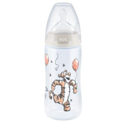 Nuk First Choice Temperature Control Bottle 0 - 6M 300ML - Disney - Tigger Beige