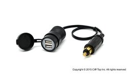 Cliff-top 3.3 Amp Hella Din To USB Adaptor - Cable Extension