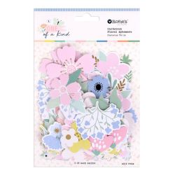 One Of A Kind Cardstock Diecuts - Floral Ephemera 154 Pieces