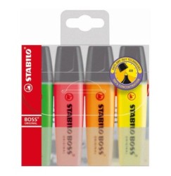 STABILO Highlighters Assorted 4 Pack