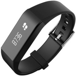 Vidonn A6 Dynamic Real-time Heart Rate Track Smart Wristband - Black