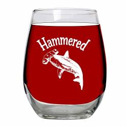 Shark Wine Glass - Let's Get Hammered - Funny Wine Glasses Unique Gifts For Women Alcohol Gifts Adults Lovers
