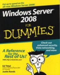 Windows Server 2008 For Dummies paperback