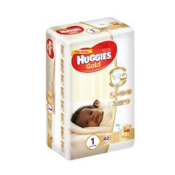 Huggies New Baby 42 Nappies Size 1