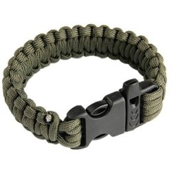 Paracord Survival Rescue Bracelet With Whistle Buckle