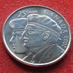 Do Not Pay - Canada 25 Cents 2005 Veterans