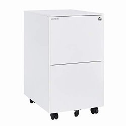 white metal office cabinet