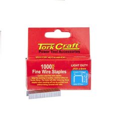 Tork Craft - Flat Wire Staple 21G X 0.7MM X 6MM JT21 1000PIECE - 20 Pack