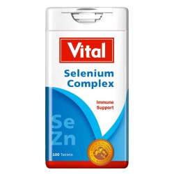 Vital Selenium Complex Skin & Immune Support Tablets 100