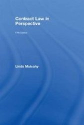 Contract Law In Perspective Hardcover 5TH New Edition