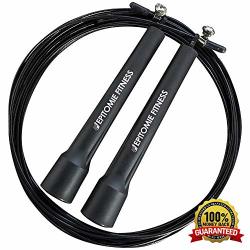 Speed Jump Rope Extra-fast Premium Jumping Rope For Fitness - Adjustable Skipping Rope With Metal Handles & Cable