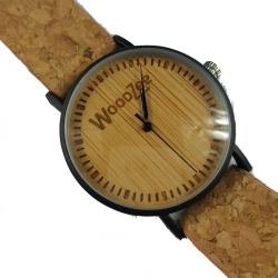 The Wild - Wooden Watch With Cork Strap