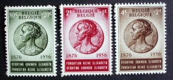 Stamp Belgium Elizabeth Foundation 1956