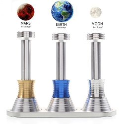 Dreamsoule 3PCS SET Moon Drop Fidget Desk Toy Gravity Defying Hand Spinner Toy Displaying Gravity On The Mars Moon Earth