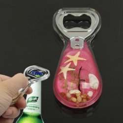 Amber Style Pink Pattern Design Bottle Opener Soda Cola Beer Decapper
