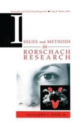 Issues And Methods In Rorschach Research Paperback
