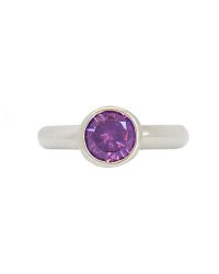 Miss Jewels- 1.17CT Amethyst Purple Cubic Zirconia Ring