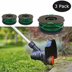 Legendary-yes Replacement Grass Trimmer Spool Line 3 Pack 30 Feet 080-INCH Diameter Line Compatible With Black Decker GH1000 GH1000 Autofeed String Trimmers Abs Spool Durable Polyamide Nylon