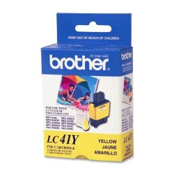 Brother LC41Y Ink Cartridge 400 Page Yield Yellow
