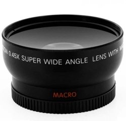0.45X 55MM Wide Angle Lens With Macro