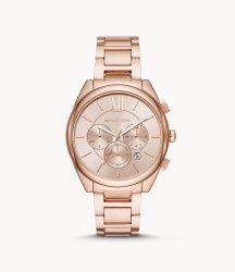Jan Chronograph Rose-gold Tone Stainless Steel Woman's Watch MK7108