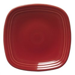 Fiesta 9-1 8-INCH Square Luncheon Plate Scarlet