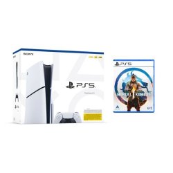 Playstation 5 Slim Console With Disc Drive And Mortal Kombat 1 PS5 Slim