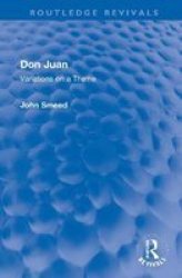 Don Juan - Variations On A Theme Hardcover