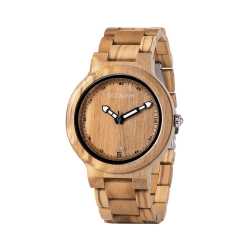 Gents Olive Wood Wooden Watch GT024-2