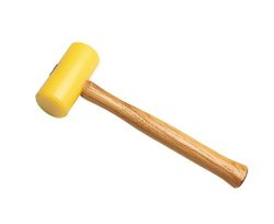 4 Oz 1-1 4" Face Size 1 Yellow Plastic Mallet Non-marring Jewelry Making Precious Metal Forming Hammer