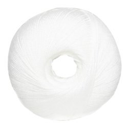 Crochet 5 250GR Cones White