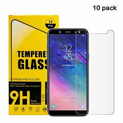 Codream Screen Protector For Samsung Galaxy A6 2018 Scratch Proof High Definition Bubble-free Tempered Glass Film Compatible With Samsung Galaxy A6 2018