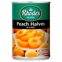Rhodes Canned Peach In Syrup 410 G