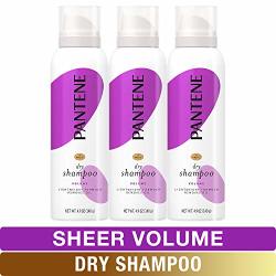 Pantene Dry Shampoo Add Fullness And Refresh Without Washing Pro-v Sheer Volume For Fine Hair 4.9 Oz Pack Of 3