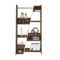 Click Furniture Zap Bookcase Pine & Off White