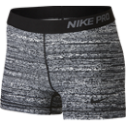 Nike Pro 3" Static Gym Pants Pants Cool Grey And Black - L