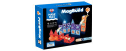 Magbuild Magnetic Tiles Building Blocks - 75 Piece Set