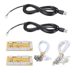 Zero Delay Arcade USB Encoder PC To Joystick Replacement Parts USB Cable Encoder Board