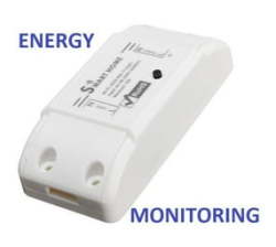 Basic Wi-fi Switch breaker - 10A Energy Monitoring Meter 2.4GHZ - Works With Alexa Google Home Now With Energy Monitoring