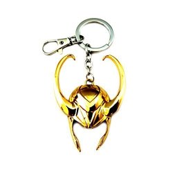 Superheroes Loki Keychain Key Ring Marvel Comics Movies Auto boat House Keys