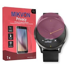 Mikvon Privacy Screen Film For Privacy Protection Pink For Garmin Vivomove Hr - Premium Quality