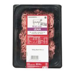 Halaal Lean Beef Mince 500 G