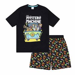 Scooby Doo Mystery Machine Official Boys Kids Loungewear Short Pajamas 8-9 Years