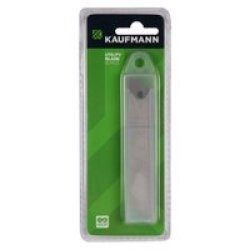 Kaufmann Utility Knife Blade Snapoff Bulk Pack Of 10