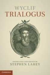 Wyclif - Trialogus hardcover New Title
